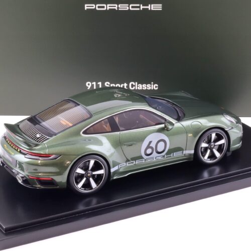 1:18 Spark Porsche 911 (992) Sport Classic Coupe Oak green metallic 2022 WAP DEALER