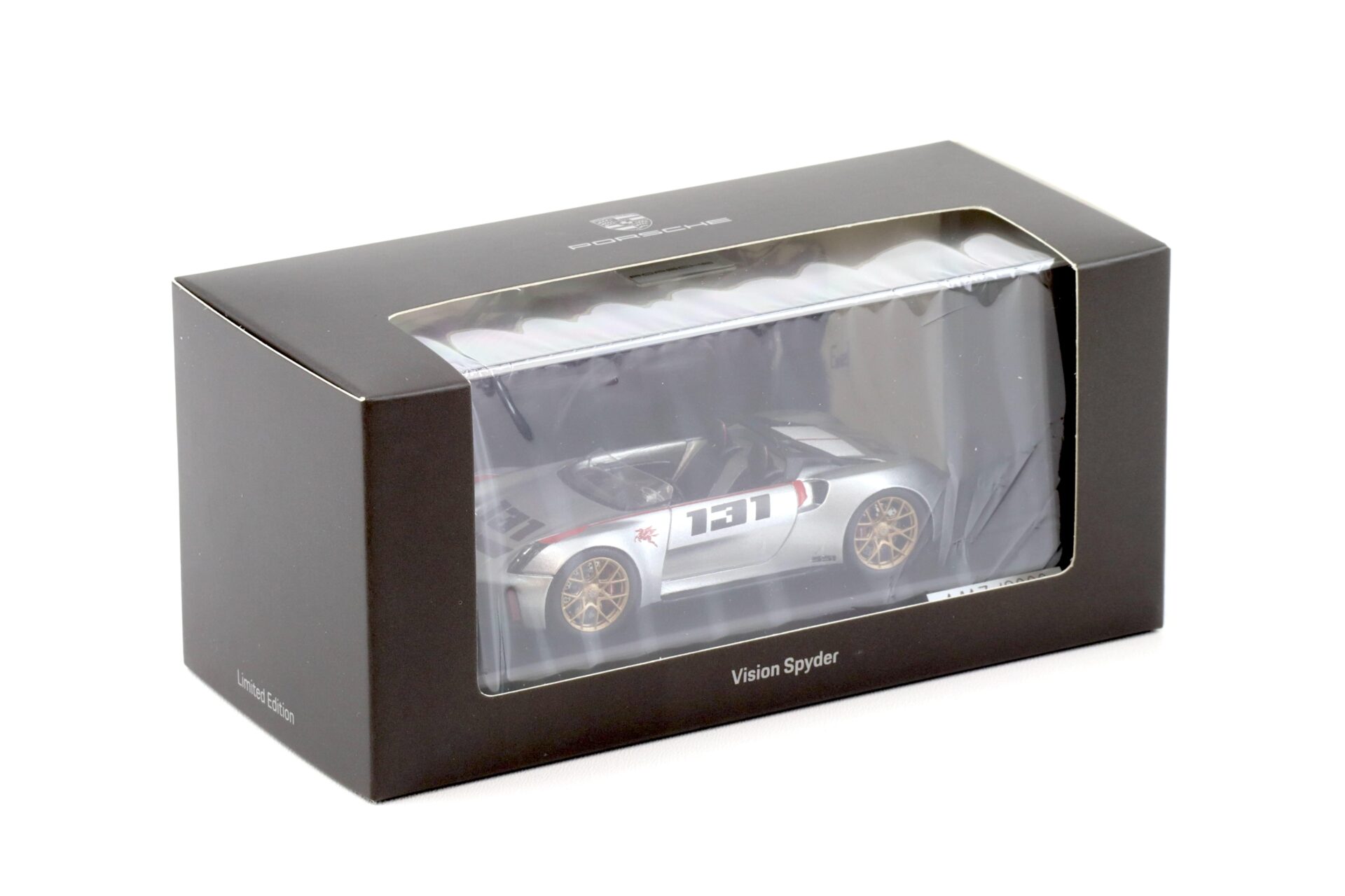 1:43 Spark Porsche Vision Spyder silver/black Limited WAP DEALER