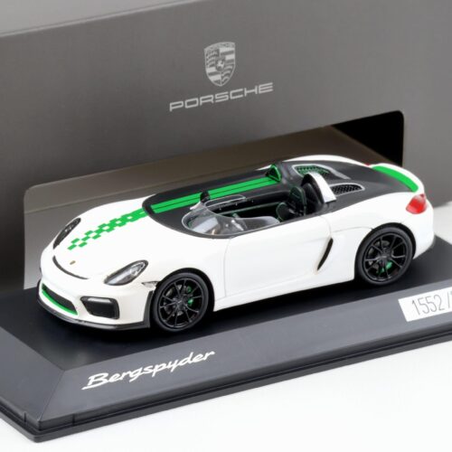 1:43 Spark Porsche Boxster Bergspyder white/ green Limited WAP DEALER
