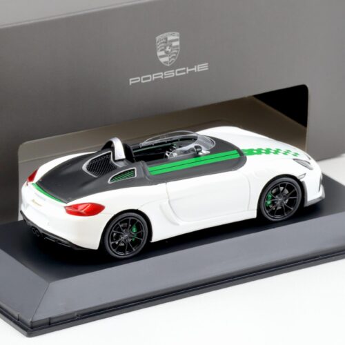 1:43 Spark Porsche Boxster Bergspyder white/ green Limited WAP DEALER