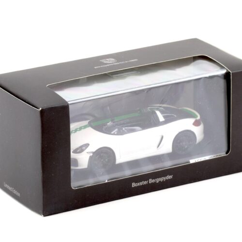 1:43 Spark Porsche Boxster Bergspyder white/ green Limited WAP DEALER