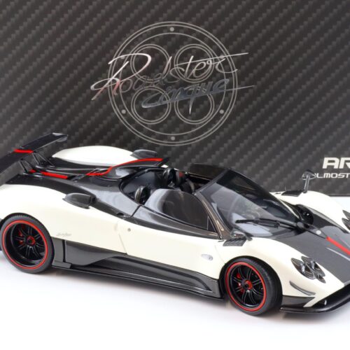 1:18 Almost Real Pagani Zonda Cinque Roadster 2009 Bianco Benny white