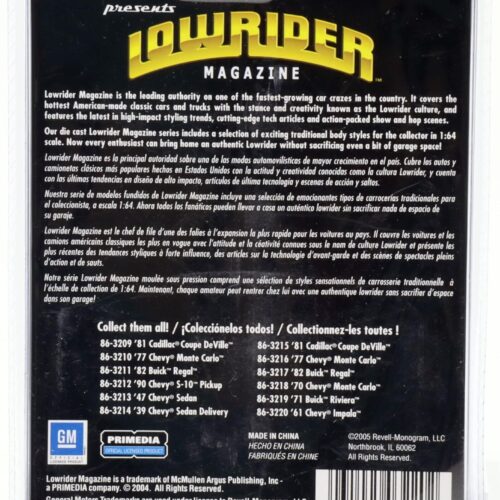 1:64 Revell Lowrider 1961 Chevrolet Impala red #182 Revolution