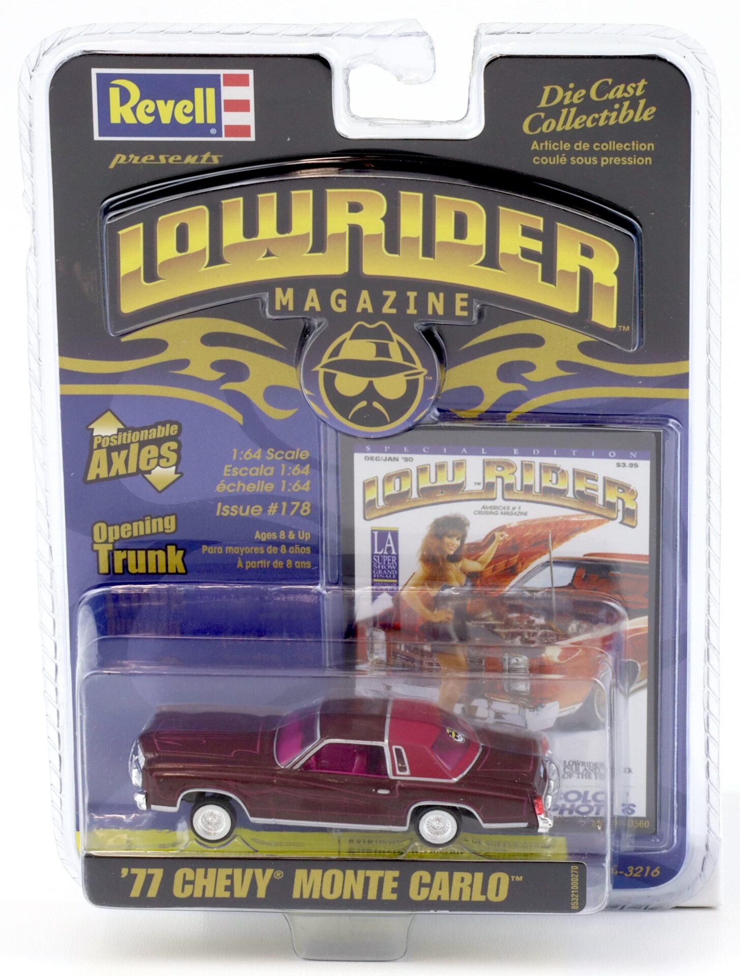 1:64 Revell Lowrider 1977 Chevrolet Monte Carlo maroon #178 Low Rider