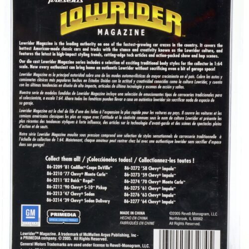 1:64 Revell Lowrider 1970 Chevrolet Monte Carlo white/ black #209 Rollin