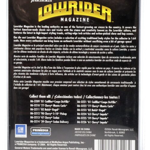 1:64 Revell Lowrider 1961 Chevrolet Impala grey metallic #188 -100 Point Engines