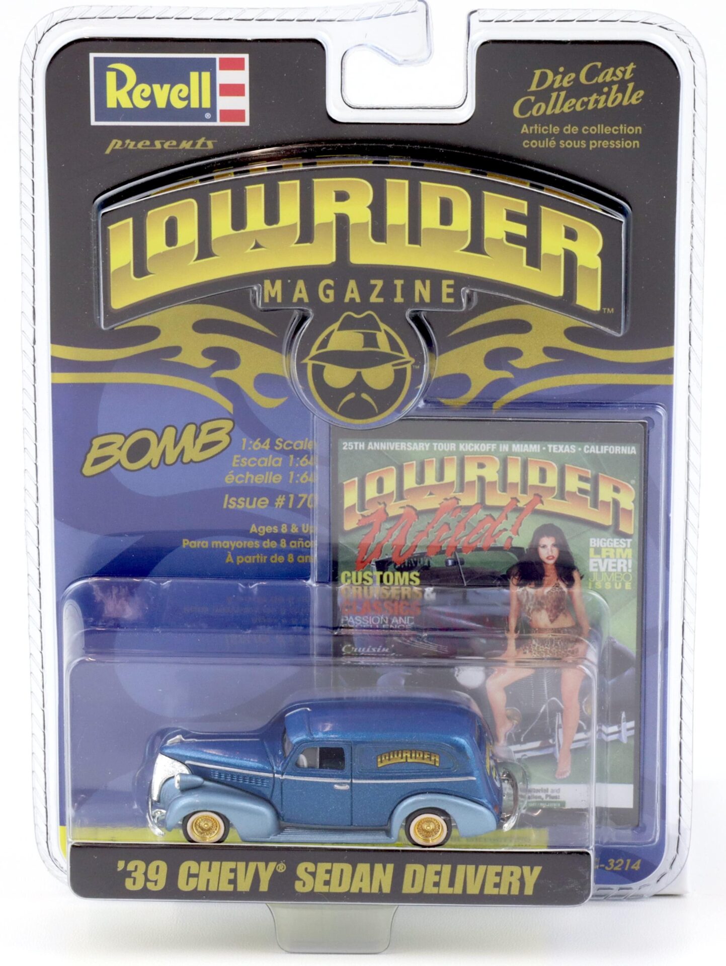1:64 Revell Lowrider 1939 Chevrolet Sedan Delivery blue #170 Wild!