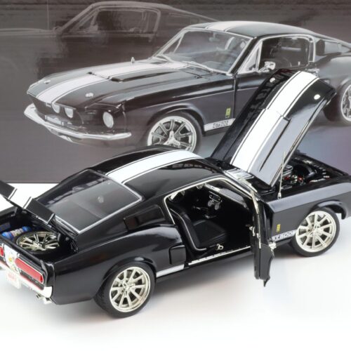 1:18 ACME 1967 Shelby GT 500 Restomod WAR HORSE black/ white stripes