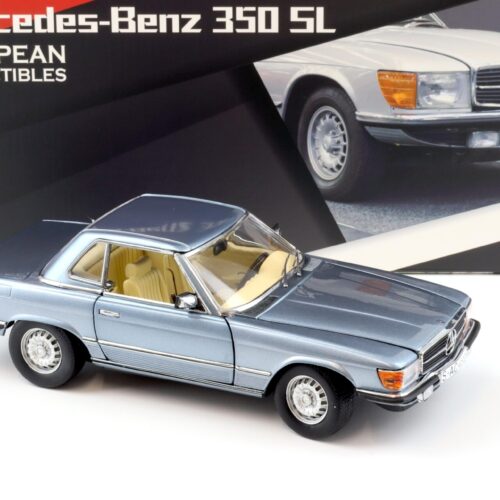 1:18 Sun Star Mercedes 350SL W107 Hardtop blue metallic 1977