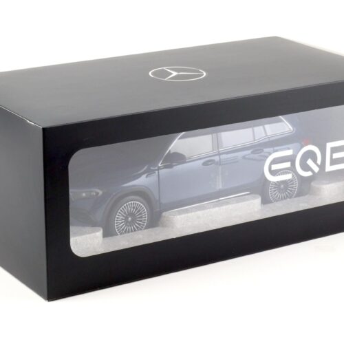 1:18 NZG Mercedes EQB AMG Line 2021 denim blue metallic DEALER VERSION - Image 5