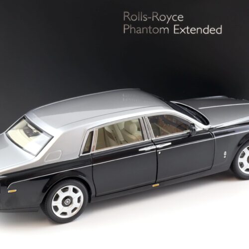1:18 Kyosho Rolls Royce Phantom EWB Extended Wheelbase 2012 black/ silver