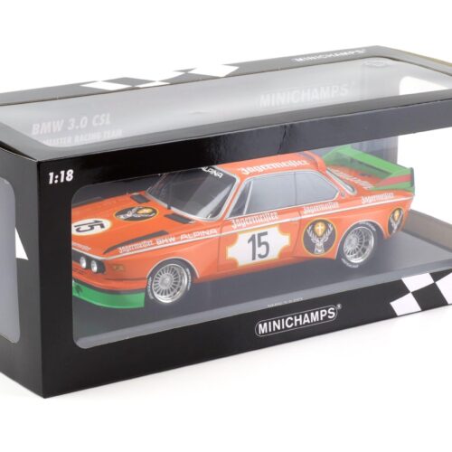 1:18 Minichamps BMW 3.0 CSL Jägermeister Racing Team Lauda/Joisten 6h Nürburgring 1973