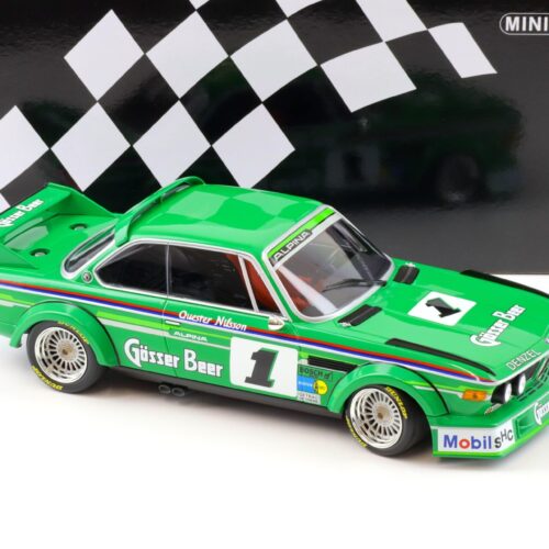 1:18 Minichamps BMW 3.0 CSL Alpina #1 Gösser Winners GP Nürburgring 1977 Nilsson/ Quester