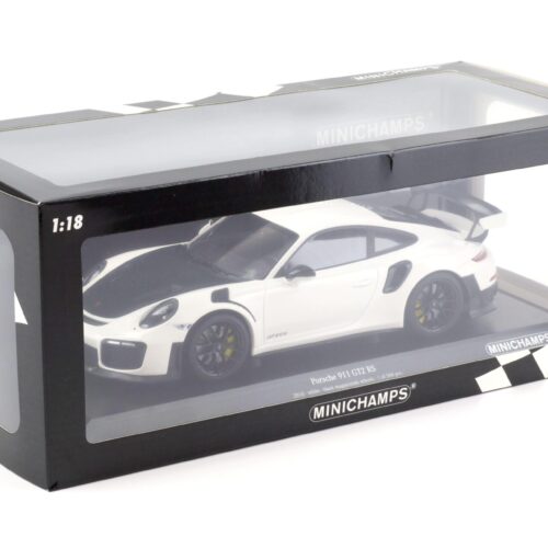 1:18 Minichamps Porsche 911 (991.2) GT2 RS white with black wheels 2018