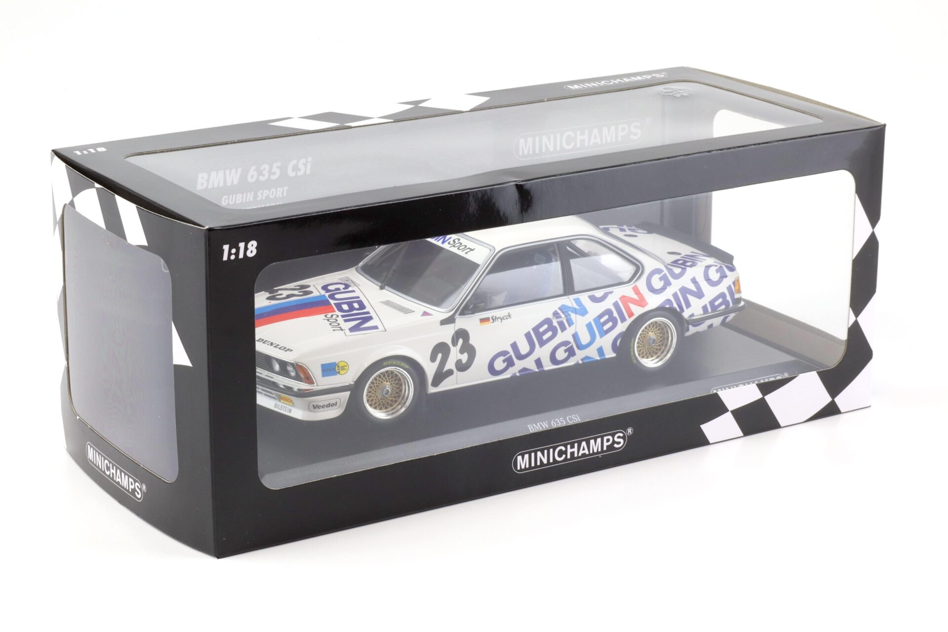 1:18 Minichamps BMW 635 CSI Gubin Sport V.Strycek #23 Winner DPM 1984