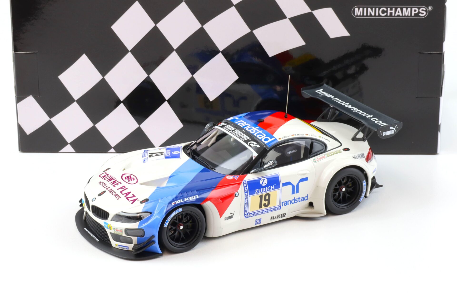 ID 91387 orig.jpg 1:18 Minichamps BMW Z4 GT3 Team Schubert ADAC 24h Nürburgring 2013 Müller/ Alzen