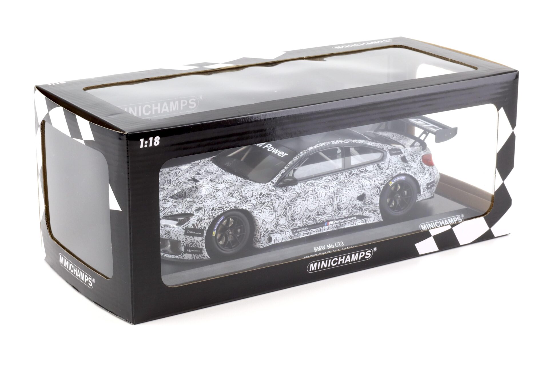 1:18 Minichamps BMW M6 GT3 Presentation SPA 2015