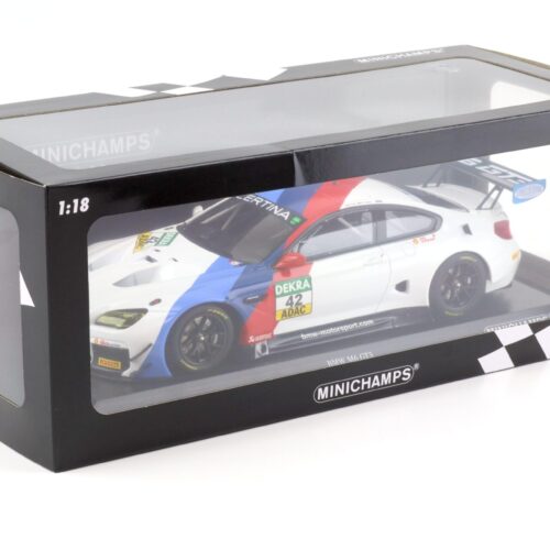 1:18 Minichamps BMW M6 GT3 Team Schnitzer Oschersleben ADAC GT Masters 2017 #42