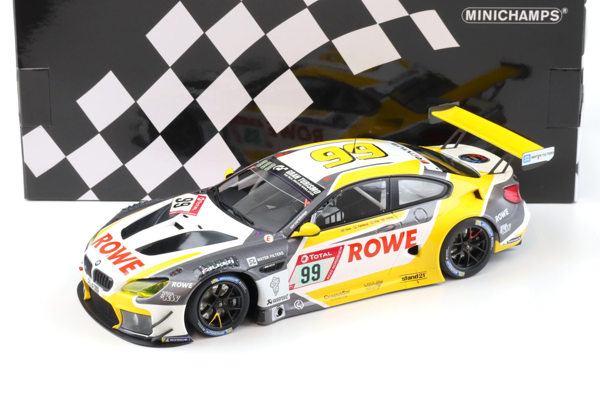 ID 91465 orig.jpg 1:18 Minichamps BMW M6 GT3 ROWE Racing Winners 24h Nürburgring 2020 Sims #99