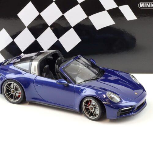 1:18 Minichamps Porsche 911 992 Targa 4 GTS 2021 blue metallic