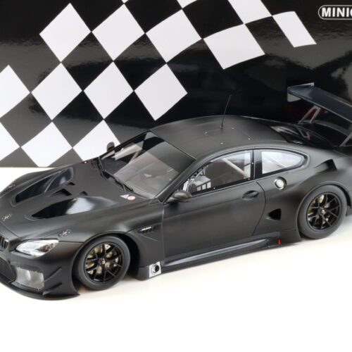 1:18 Minichamps BMW M6 GT3 Plain Body Version matt black 2016