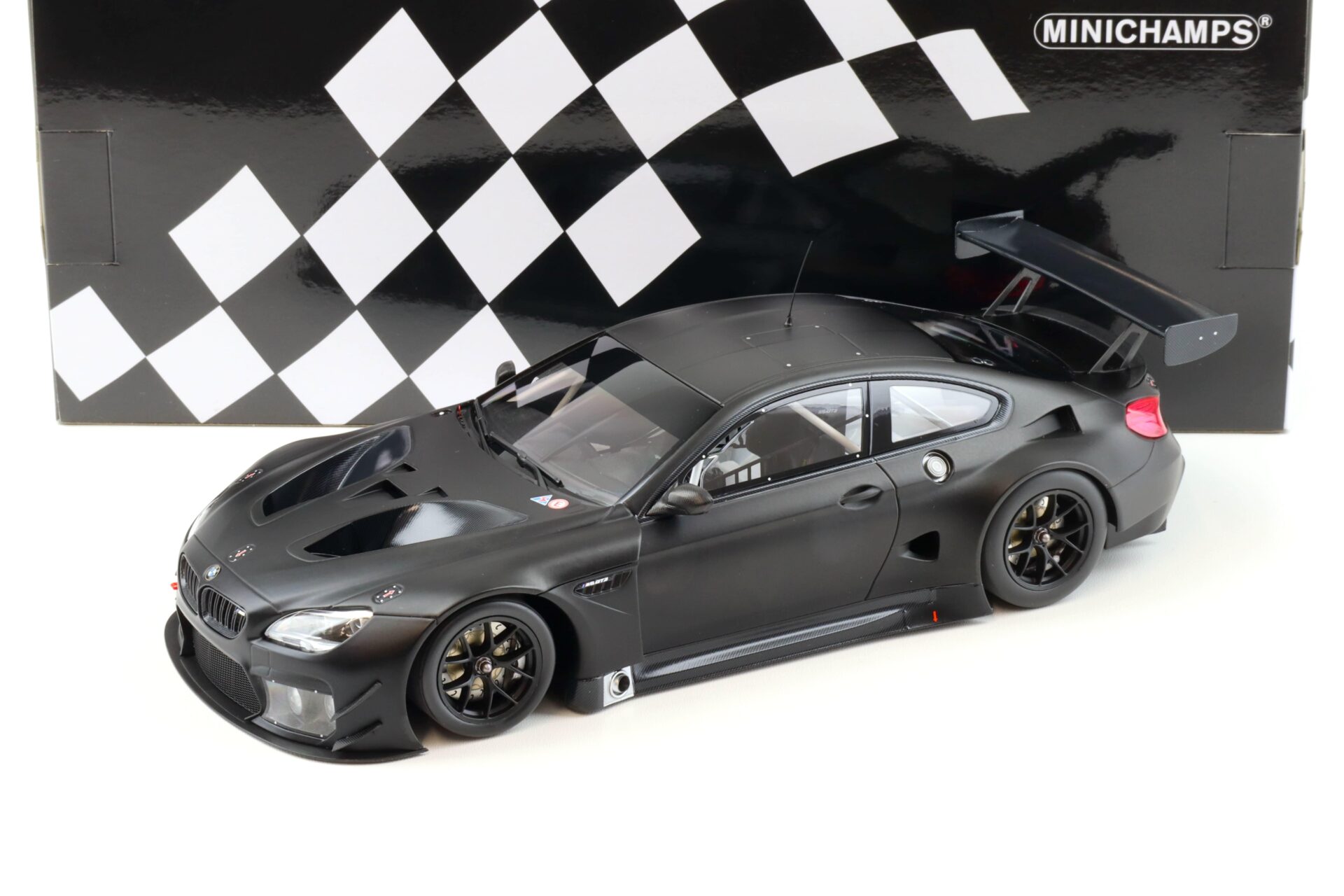 ID 91503 orig.jpg 1:18 Minichamps BMW M6 GT3 Plain Body Version matt black 2016