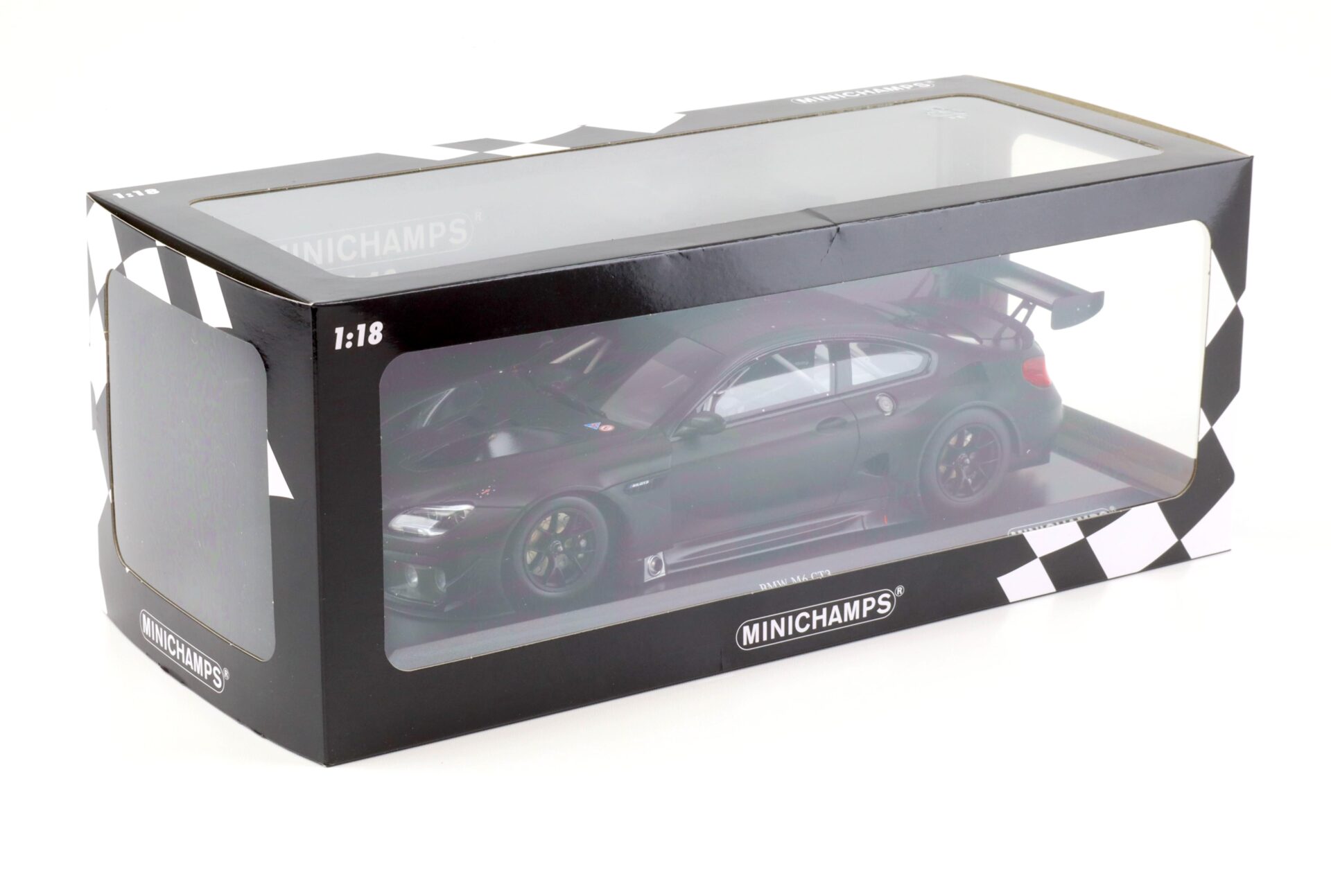 1:18 Minichamps BMW M6 GT3 Plain Body Version matt black 2016