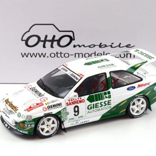 1:18 OTTO mobile OT1038 Ford Escort RS Cosworth Gr.A Rally San Remo Thiry 1994