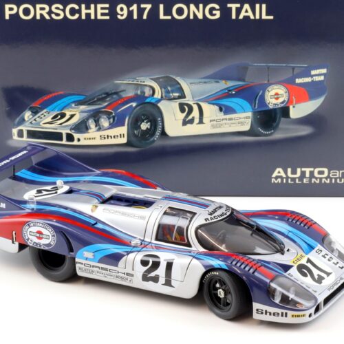 1:18 AUTOart Porsche 917 LH Long Tail Le Mans 1971 Elford/ Larrousse Martini #21