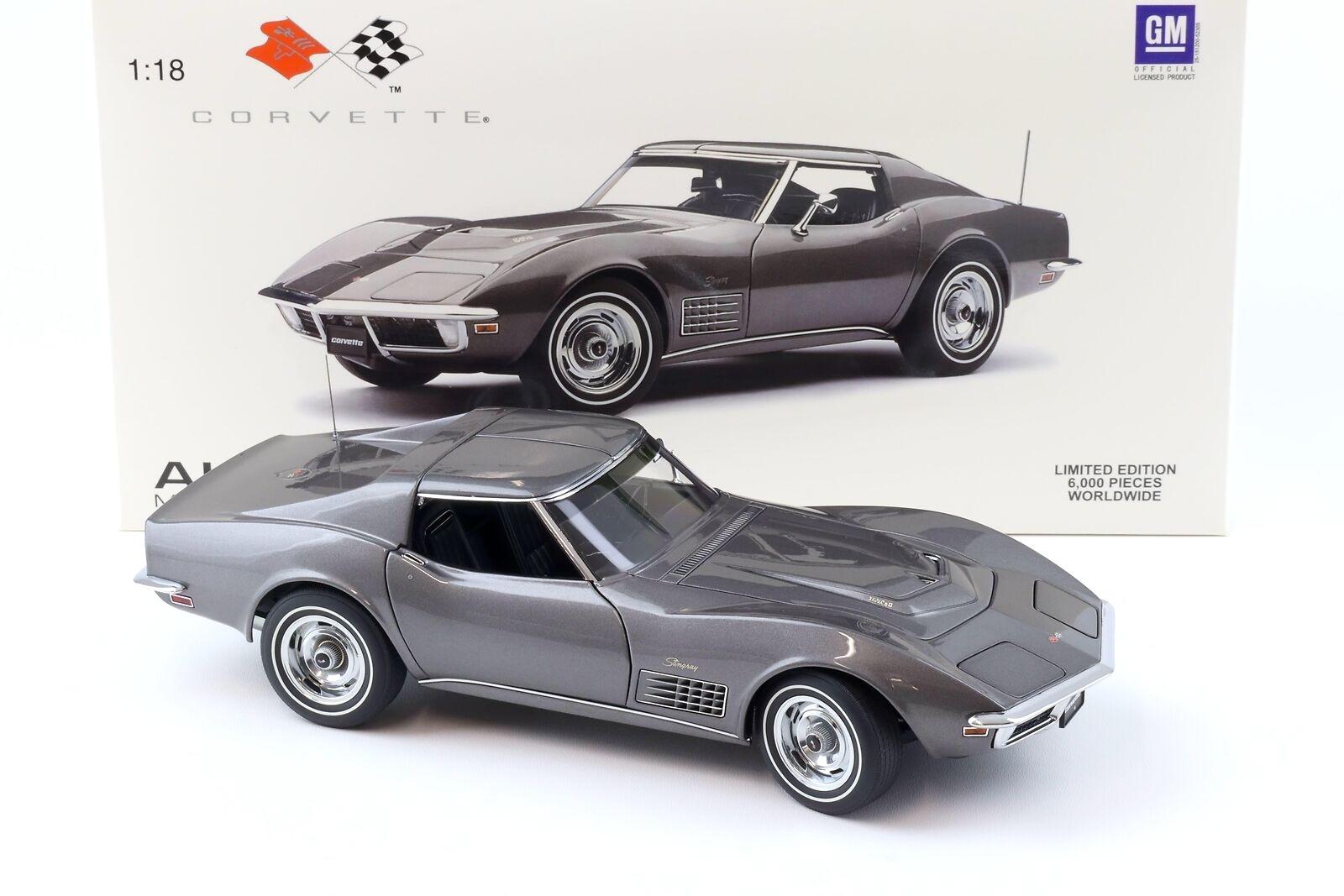 1:18 AUTOart Chevrolet Corvette C3 1970 Laguna Grey Metallic 71173