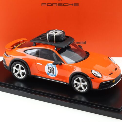 1:18 Spark Porsche 911 (992) Dakar RED58 Special Limited 300 WAP DEALER