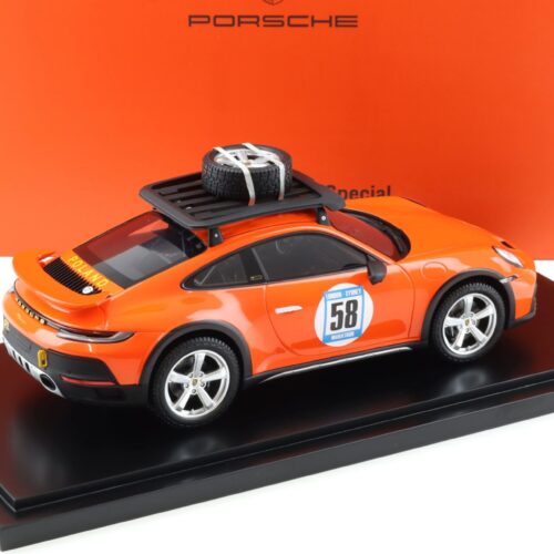 1:18 Spark Porsche 911 (992) Dakar RED58 Special Limited 300 WAP DEALER