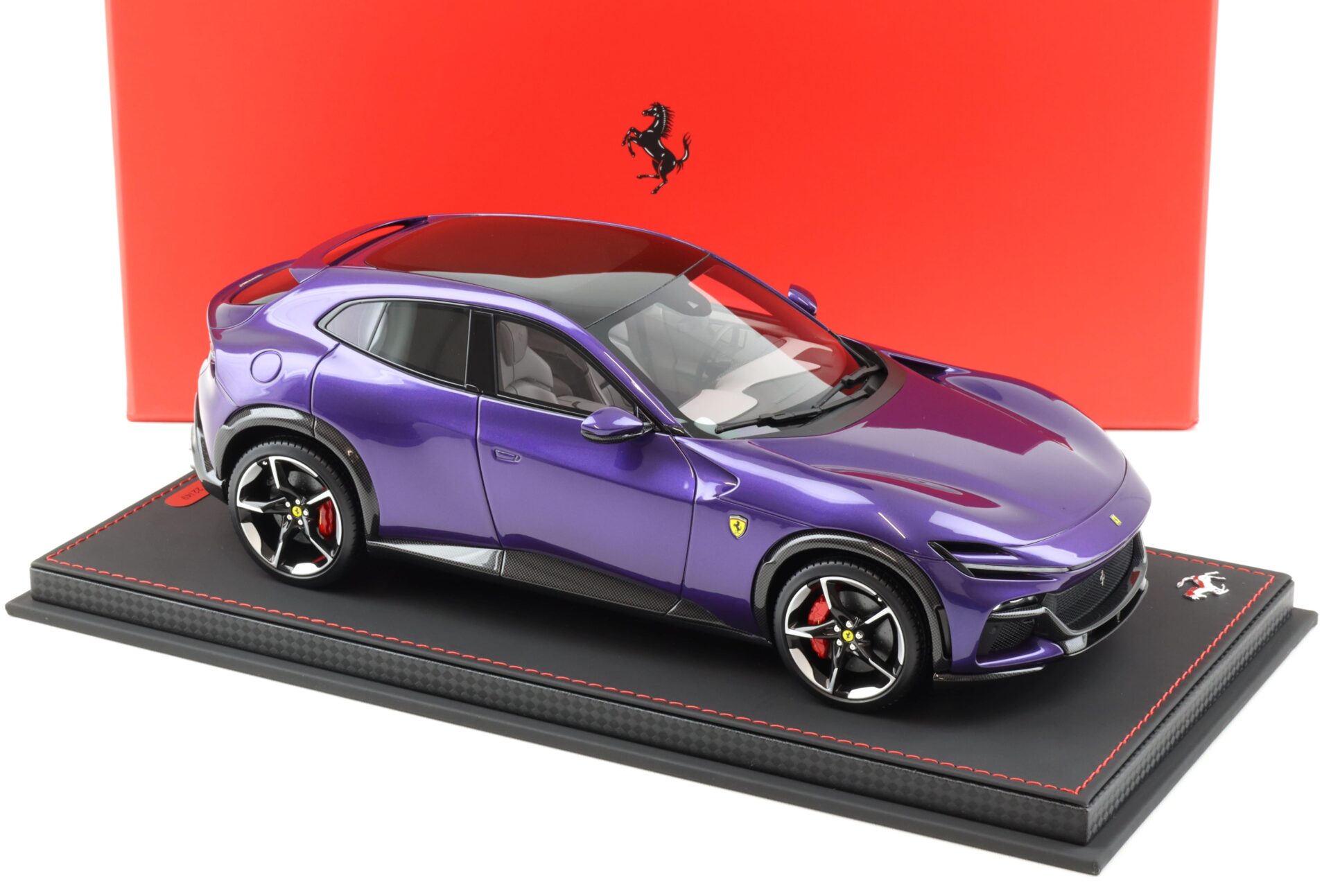 1:18 BBR Ferrari Purosangue with Panorama roof Viola Al Humaid - Limited 49 pcs.