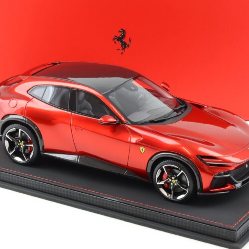 1:18 BBR Ferrari Purosangue Rosso Magma red/ Carbon - Limited 40 pcs.