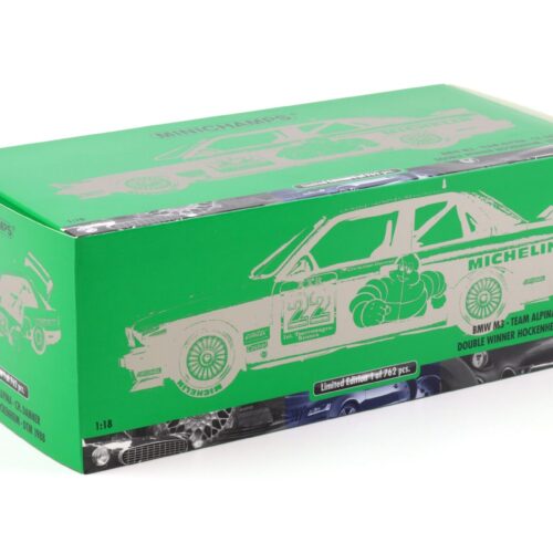 1:18 Minichamps BMW M3 E30 DTM Team Alpina #22 Danner Double Winner DTM 1988