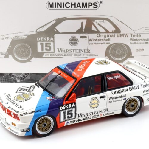 1:18 Minichamps BMW M3 E30 DTM #15 R.Ravaglia DTM Champion 1989