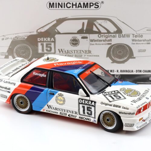 1:18 Minichamps BMW M3 E30 DTM #15 R.Ravaglia DTM Champion 1989