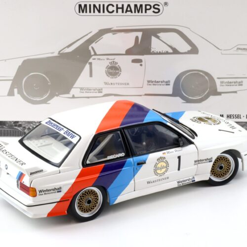 1:18 Minichamps BMW M3 E30 DTM #1 M.Hessel Winner Zolder DTM 1987