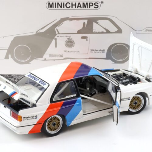 1:18 Minichamps BMW M3 E30 DTM #1 M.Hessel Winner Zolder DTM 1987