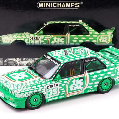 1:18 Minichamps BMW M3 E30 DTM TICTAC #35 A.Burgstaller DTM 1992