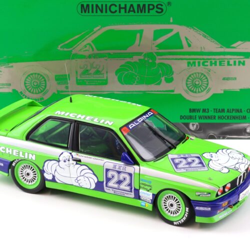 1:18 Minichamps BMW M3 E30 DTM Team Alpina #22 Danner Double Winner DTM 1988