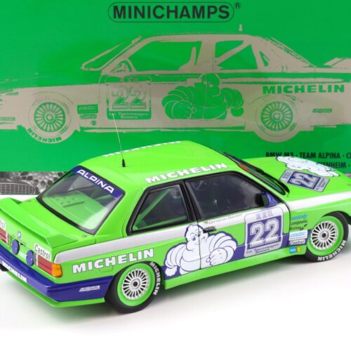 1:18 Minichamps BMW M3 E30 DTM Team Alpina #22 Danner Double Winner DTM 1988