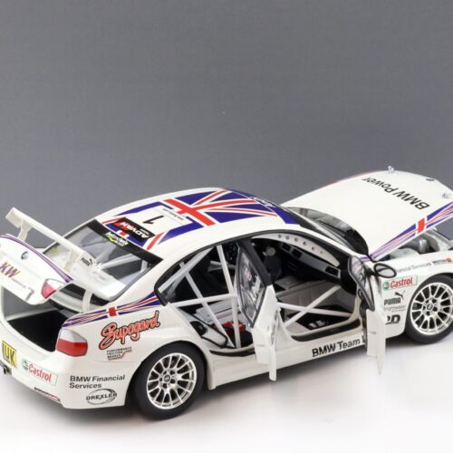 1:18 Kyosho BMW 320si E46 WTCC 2006 Team Great Britain Priaulx DEALER VERSION
