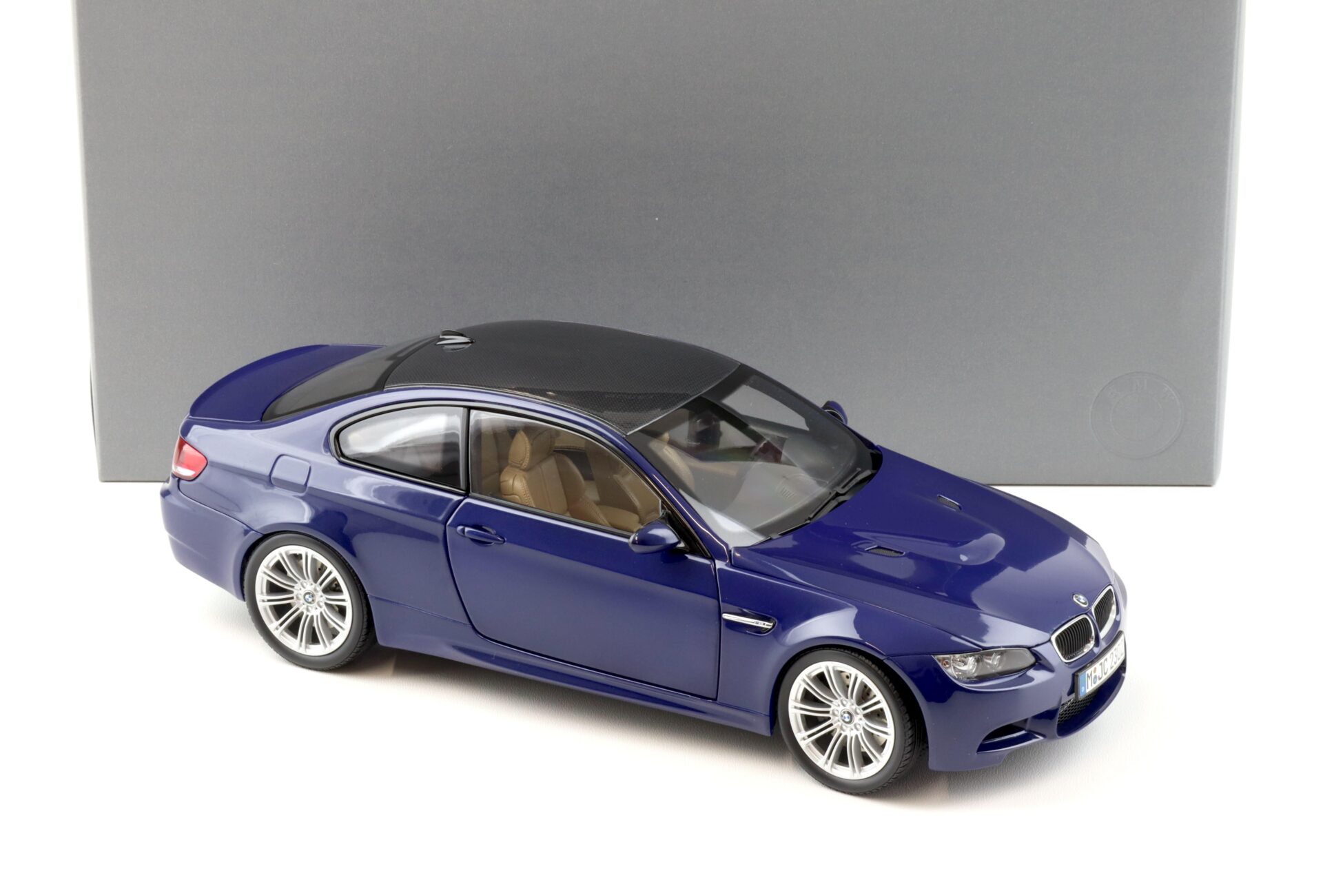 1:18 Kyosho BMW M3 E92 Coupe Interlagos blue metallic DEALER VERSION