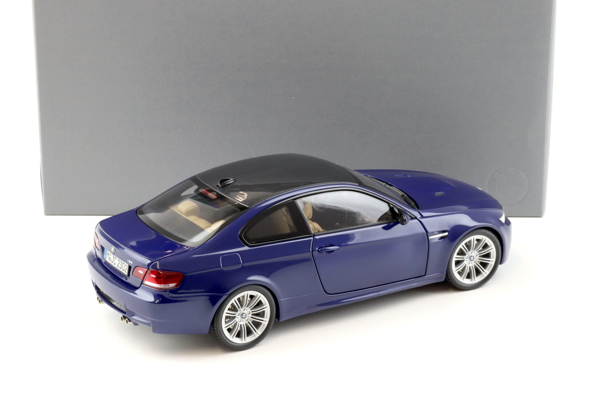 1:18 Kyosho BMW M3 E92 Coupe Interlagos blue metallic DEALER VERSION
