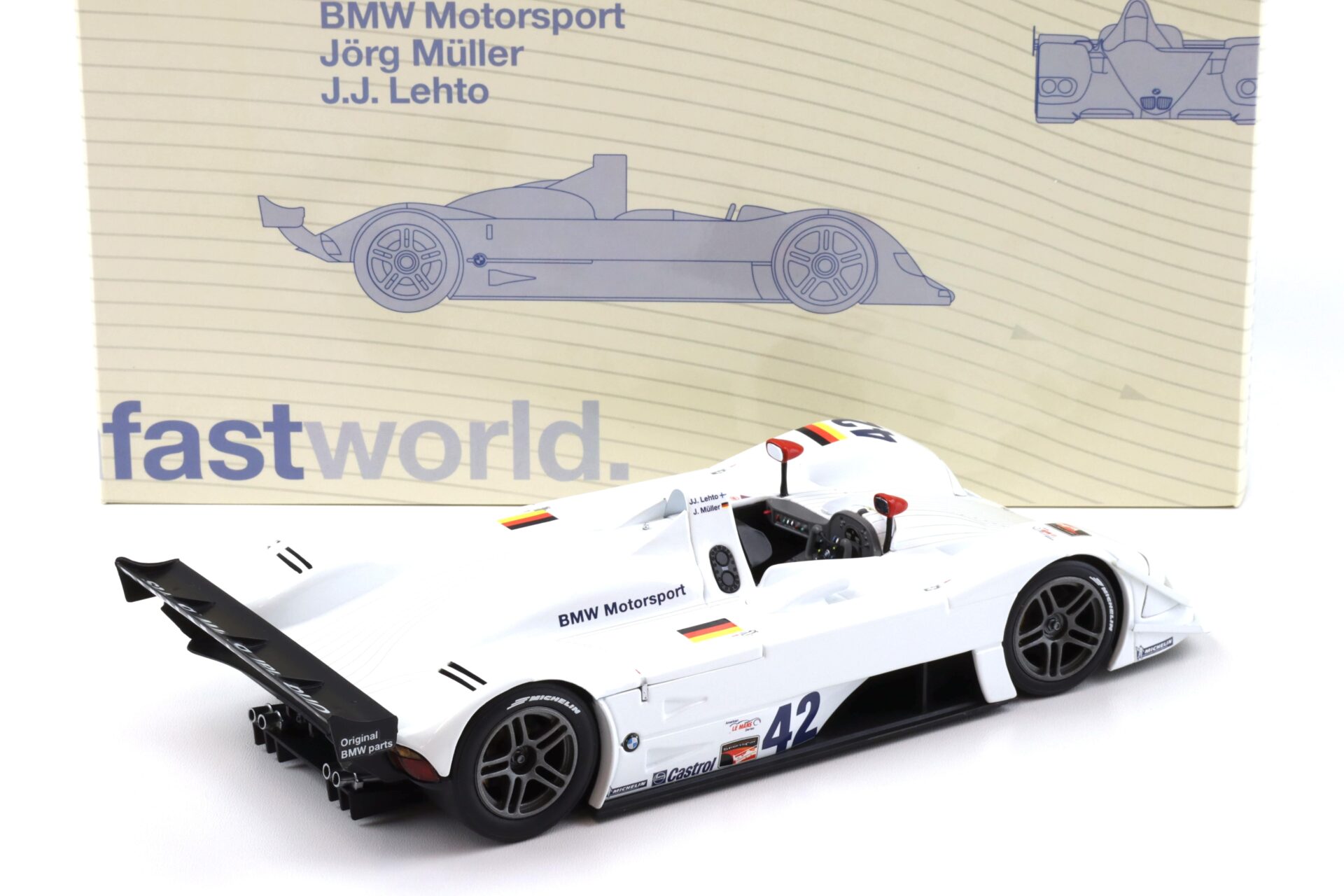 1:18 Kyosho BMW V12 LMR BMW Motorsport #42 Letho/ Müller DEALER VERSION