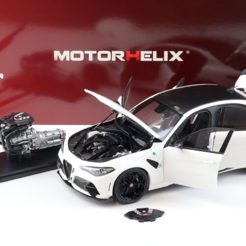 1:18 Motorhelix Alfa Romeo Giulia GTA Bianco Trofed white + engine Die-Cast M89003