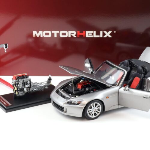 1:18 Motorhelix Honda S2000 (AP2) silver metallic + engine Diecast M85108