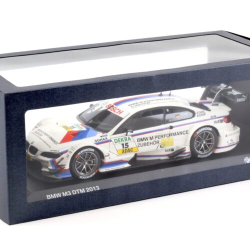 1:18 Minichamps BMW M3 E92 DTM 2013 Tomczyk #15 white DEALER VERSION