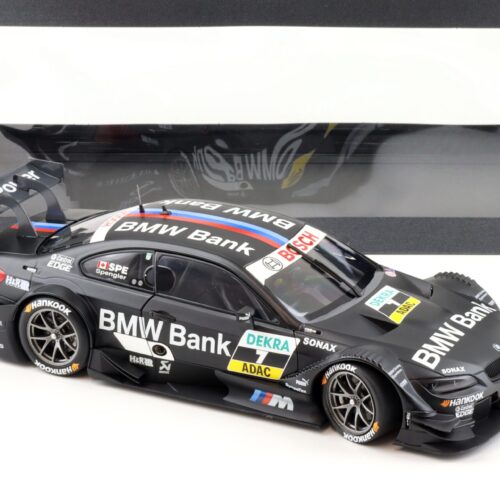 1:18 Minichamps BMW M3 E92 DTM 2012 Spengler #7 black DEALER VERSION - Image 2